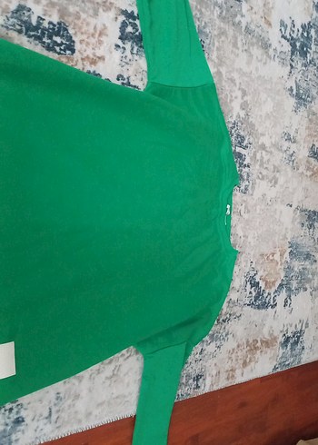 Trendyol & Milla Yeşil Kısa Kollu Kadın Sweatshirt