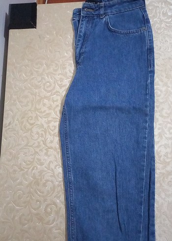 LC Waikiki Kadın Mavi Midi Boy Denim Pantolon