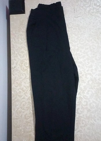 Zara Siyah Kadın Rahat Kesim Kumaş Pantolon