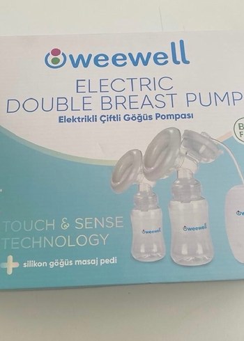Weewell elektrikli çiftli göğüs pompası