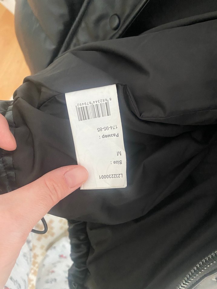 Lee Siyah Deri Kadın Ceket - Görsel 5