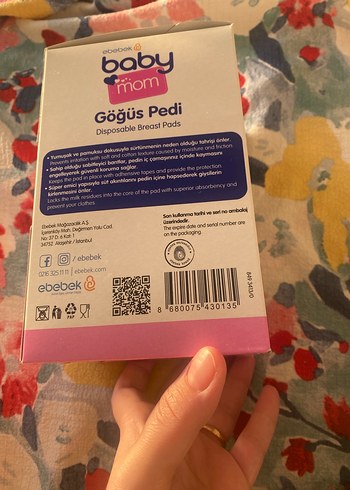Baby Mom Pembe Göğüs Pedi - Görsel 2