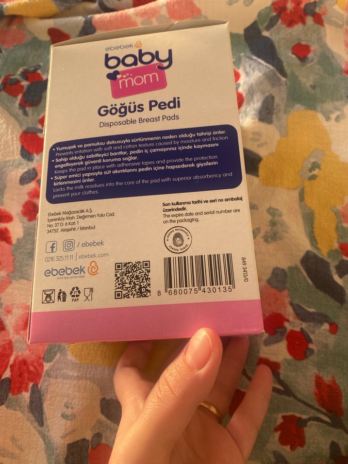Baby Mom Pembe Göğüs Pedi - Görsel 2