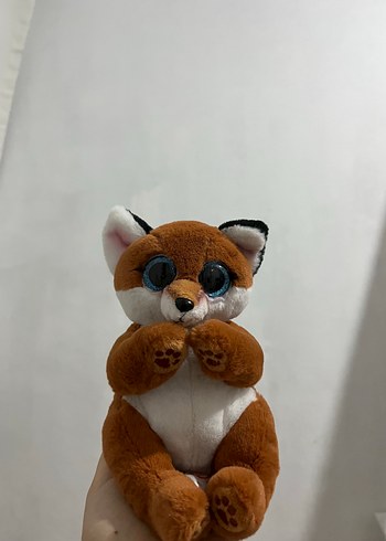 Büyük Mavi Gözlü Kahverengi Peluş Oyuncak