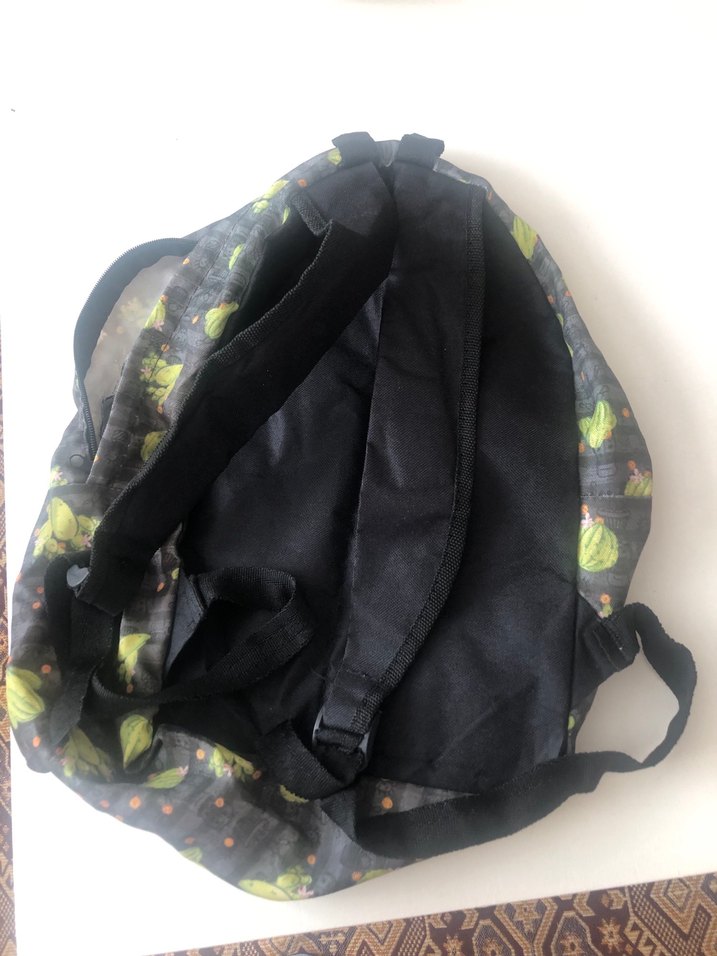 Yeşil Baskılı Okul Çantası - Görsel 2