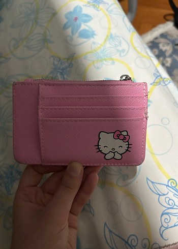 Bershka Hello Kitty Baskılı Pembe Kadın Kartlık - Görsel 8