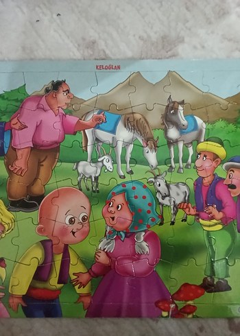 Beden Renkli Çocuk Yapbozu, Kral Şakir ve Keloğlan