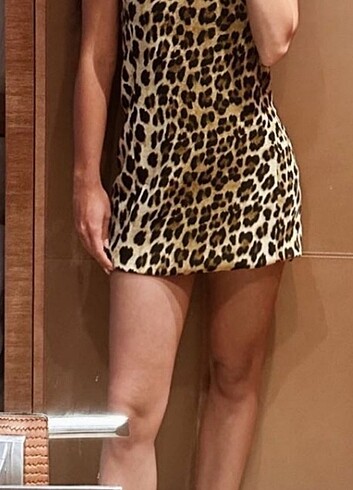 40 Beden kahverengi Renk Zara leopar ????