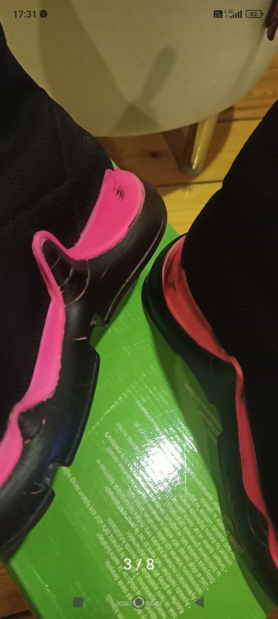 Siyah Kadın Stiletto Topuklu Spor Ayakkabı - Görsel 2