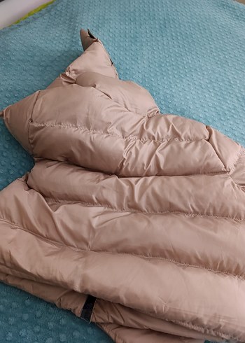 bal renk,Fermuarlı Kadın sişmeKışlık Mont - Görsel 4