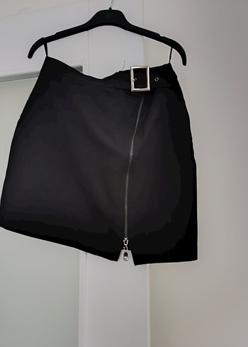 Siyah Kemerli Mini Etek - Görsel 2