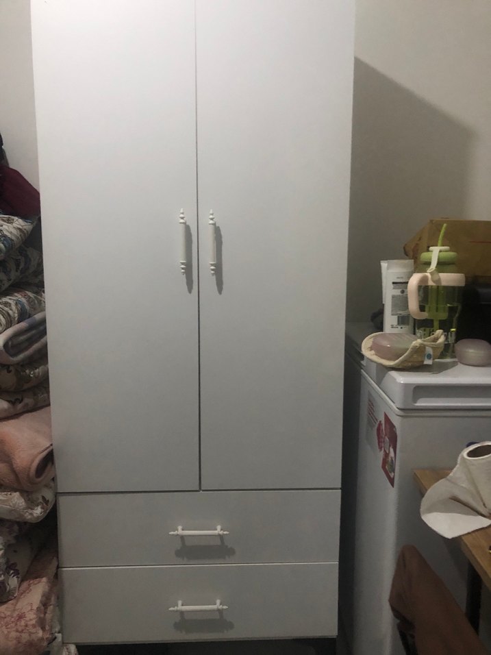 Beyaz  Gardırop 2 Çekmeceli - Görsel 3