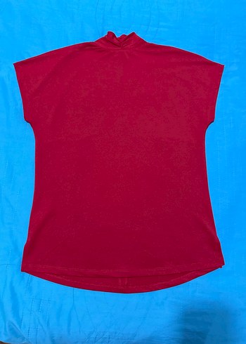 Yurtdışından, kırmızı ,V Yaka, Judith Williams marka bluzu - Görsel 4