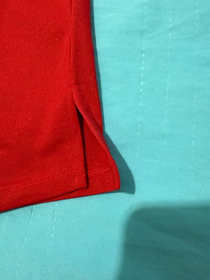 Yurtdışından, kırmızı ,V Yaka, Judith Williams marka bluzu - Görsel 5