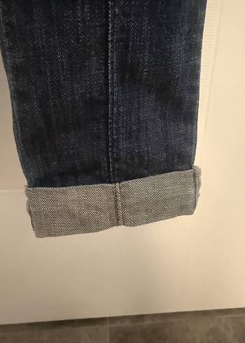 Metal Düğmeli Kadın Kot Pantolon - Görsel 4