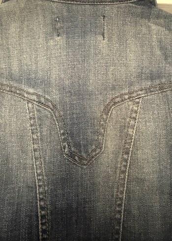 Metal Düğmeli Kadın Kot Pantolon - Görsel 2