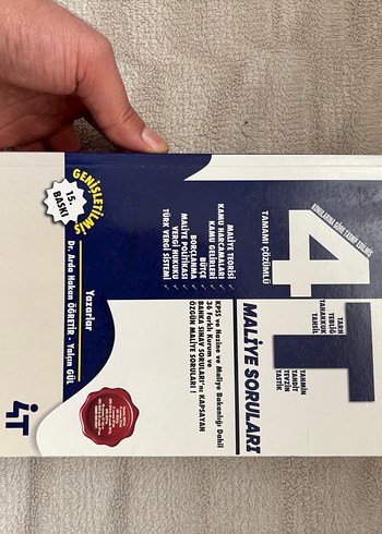 4T Maliye Soruları Çözümlü Kitap Özgün Arda Hakan Öğretir