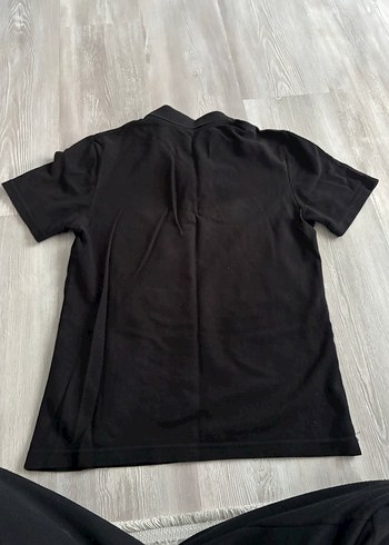 Siyah kadın Polo Yaka Tişört - Görsel 3