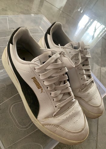Puma Beyaz Gri Kadın Spor Ayakkabı