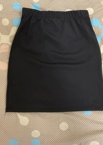 Siyah Basic Mini Etek