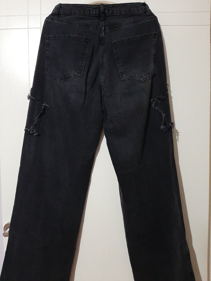 Yıldız desenli bol pantolon - Görsel 2