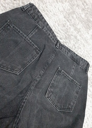 Düğmeli Kadın Kot Pantolon - Görsel 2