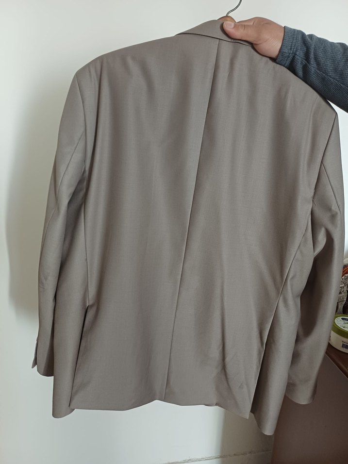 Bej Erkek Takım Elbise Ceket - Görsel 3