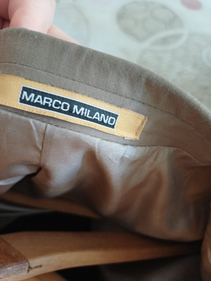 Bej Erkek Takım Elbise Ceket - Görsel 2