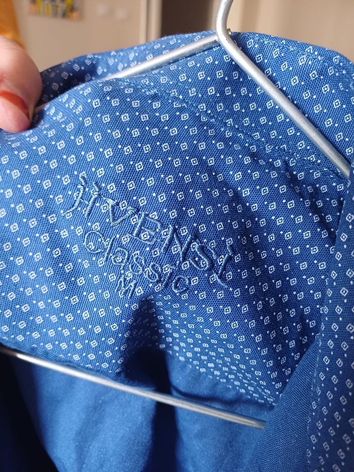 Düğmeli Mavi Gömlek - Görsel 3