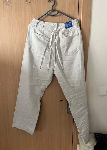 Taş rengi Regular Fit Midi Kadın Kot Pantolon - Görsel 2