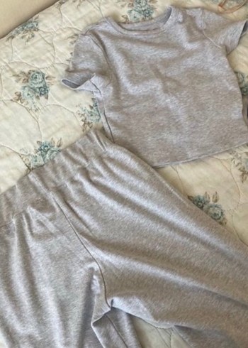 Gri Rahat Kesim Midi Kadın Pantolon - Görsel 2