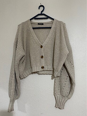 Crop hırka