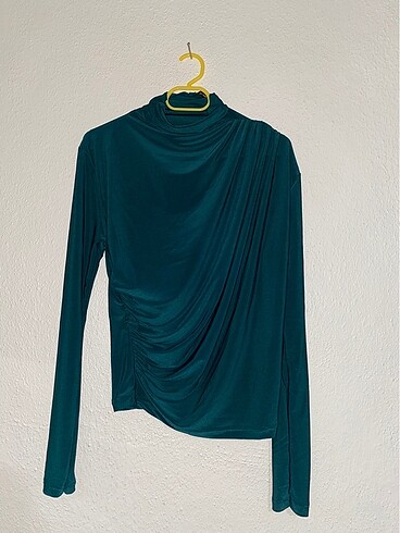 Büzgülü bluz - Görsel 2