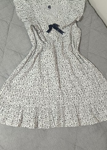 Kadın Siyah Fiyonklu Midi Elbise - Görsel 2