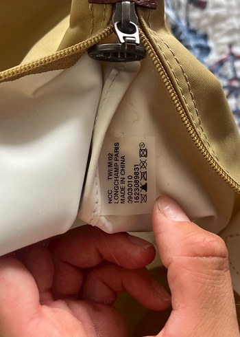Longchamp Sarı Deri Kadın Çanta longchamp