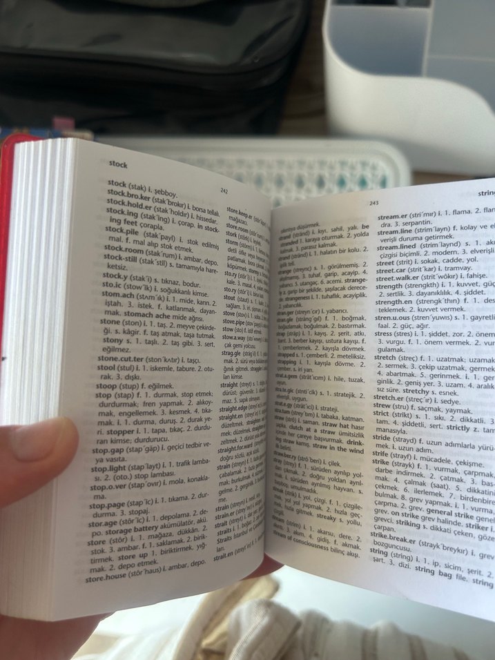 Redhouse İngilizce-Türkçe Mini Sözlük - Görsel 3