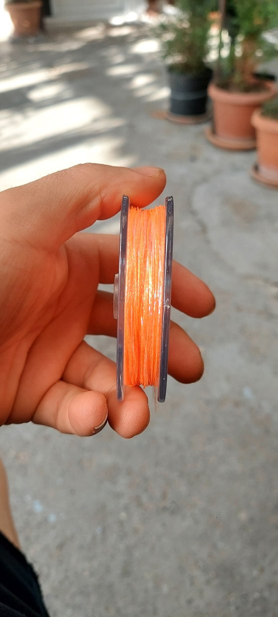 Turuncu Renkli ultraviyole çapari simi - Görsel 2