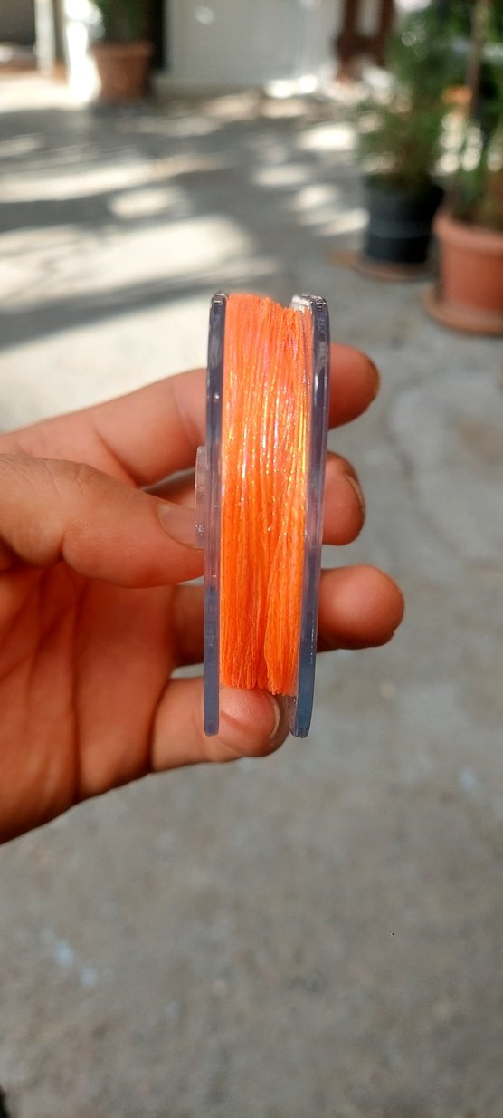 Turuncu Renkli ultraviyole çapari simi - Görsel 4