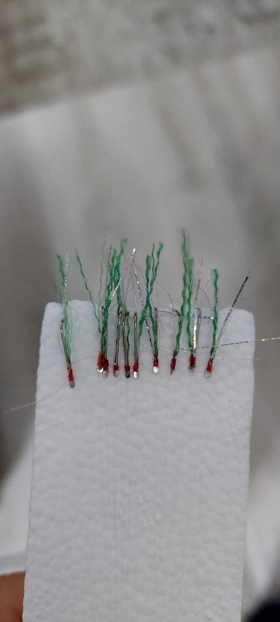 10'lu çimen yeşili çapari 10 adet - Görsel 2