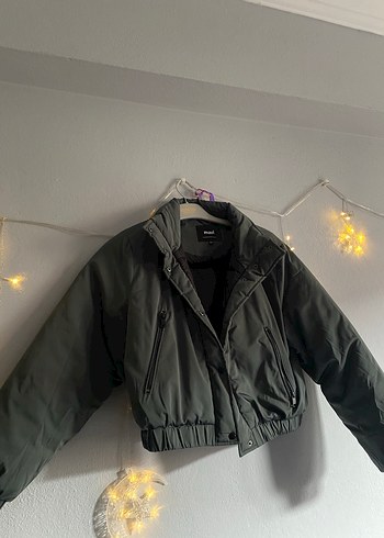 Düğmeli Gri Midi Kadın Ceket - Görsel 2