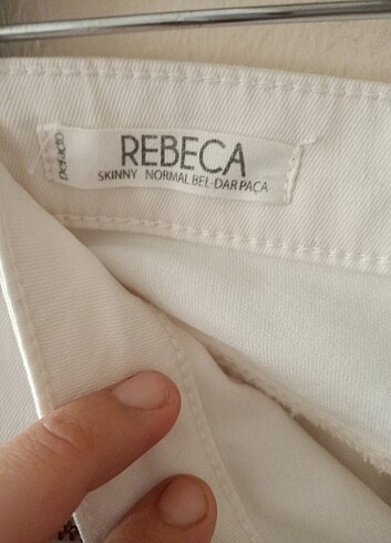 m Beden Rebeca DeFacto beyaz pantolon