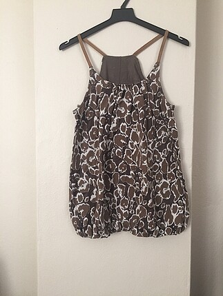 Leopar desenli bluz