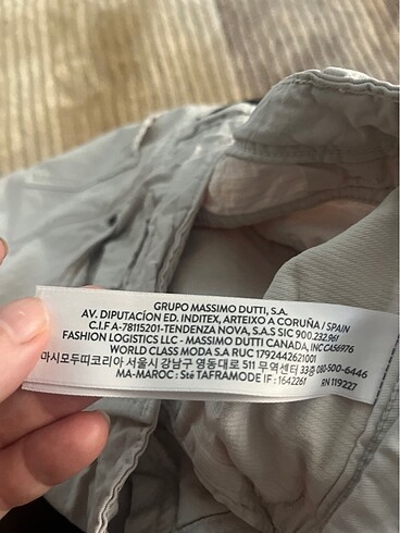 30 Beden ten rengi Renk Massimo Dutti erkek pantolon
