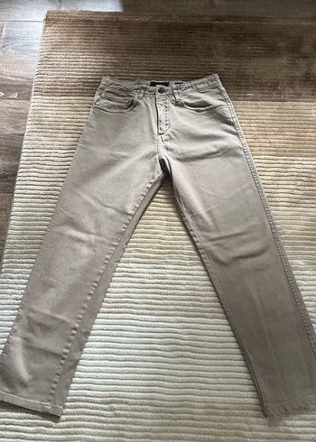 Bej Regular Fit Erkek Kot Pantolon - Görsel 2