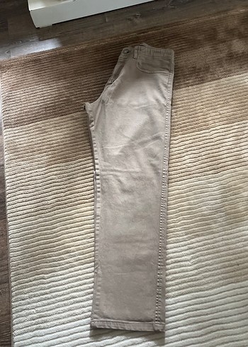 Bej Regular Fit Erkek Kot Pantolon - Görsel 7