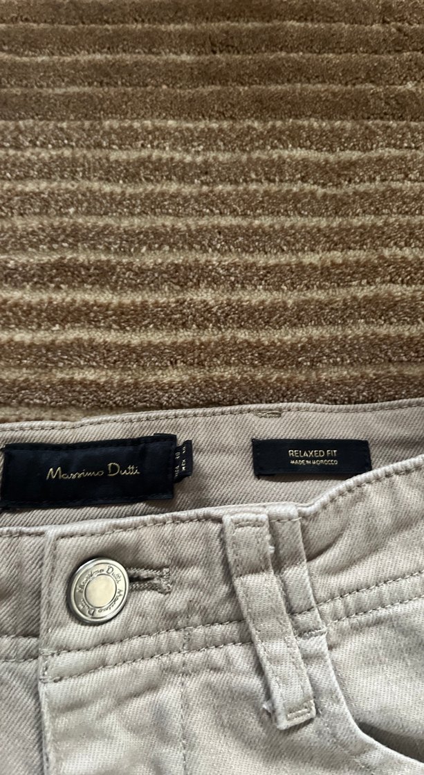 Bej Regular Fit Erkek Kot Pantolon - Görsel 4