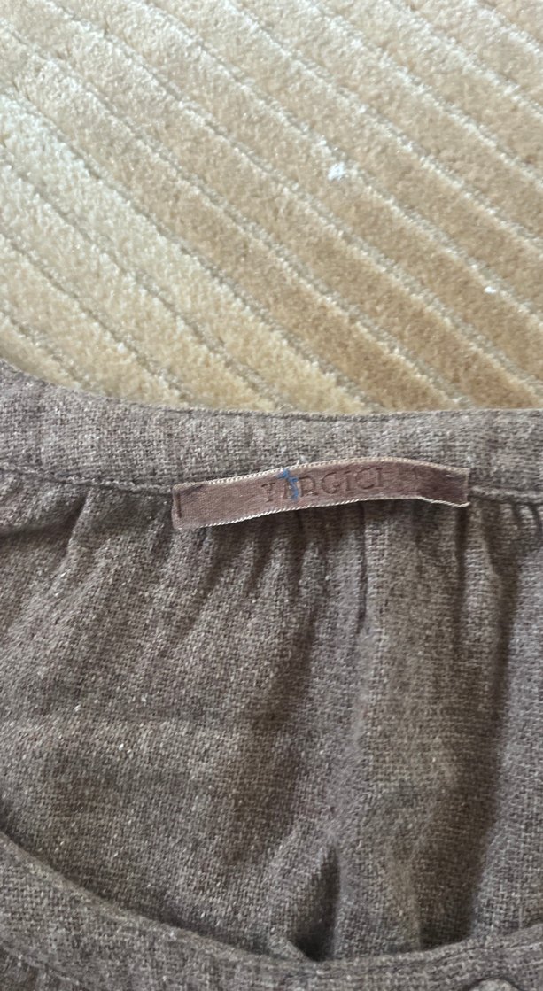 BejKışlık jile tarzıKolsuz Midi Elbise - Görsel 5