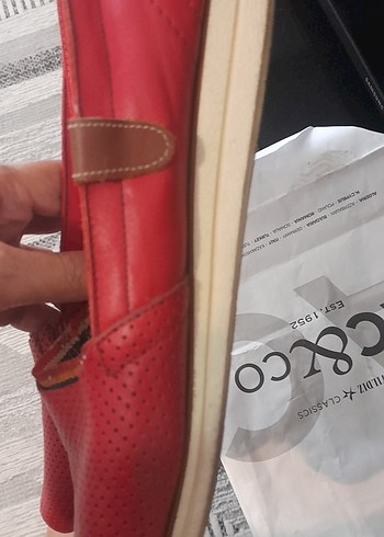 Kırmızı Deri Kadın Şort - Biker Stil - Görsel 5