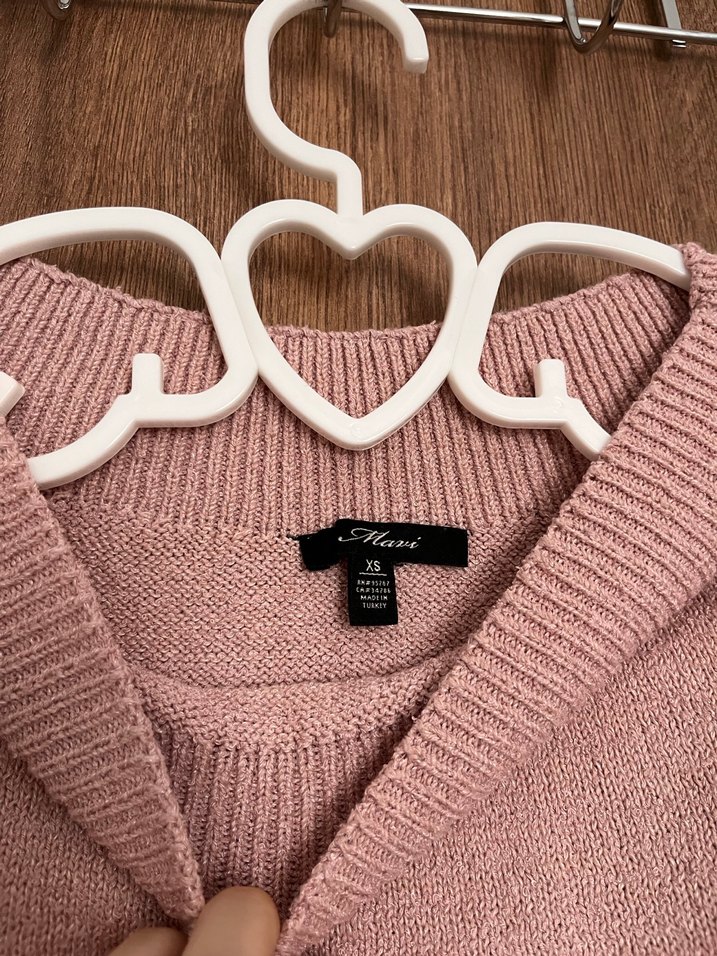 Pudra kayık yaka - Görsel 3