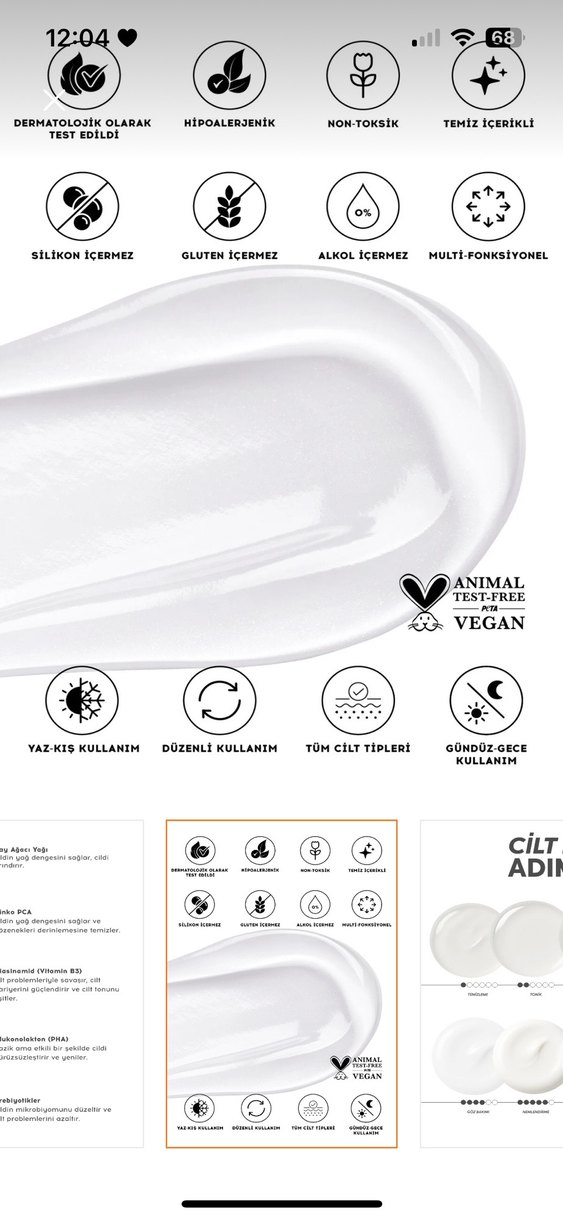 Cream Co. Akne & Gözenek Karşıtı Temizleme Jeli 400ml - Görsel 4